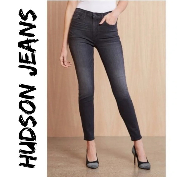 Hudson Jeans Denim - 84%OFF❣️ HUDSON Barbara Super Skinny Black Jeans, 25